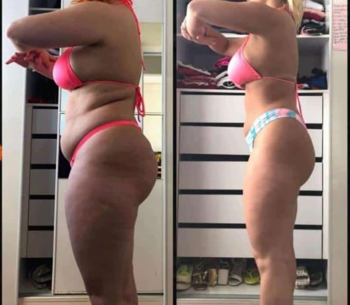 Antes e depois da Eika com o Método para emagrecimento Projeto secreto